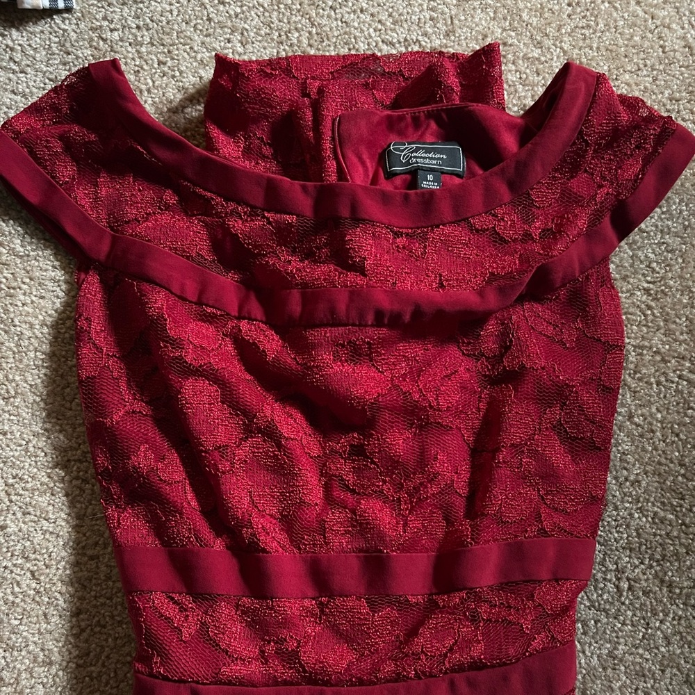 Red Lace Dress